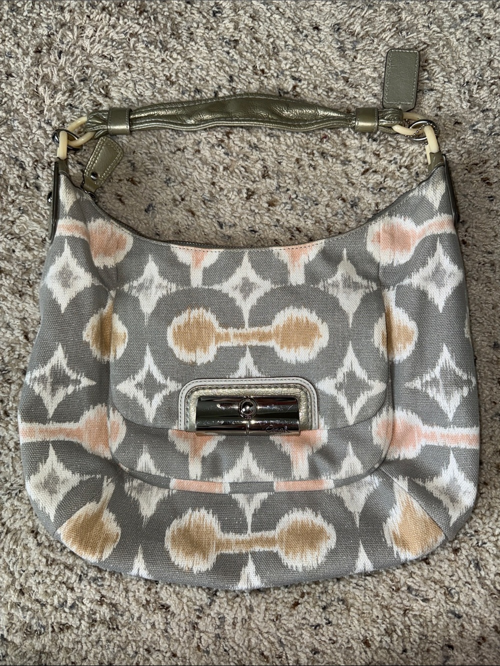 Coach Kristin Ikat Hobo Bag